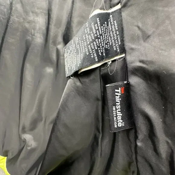 Dickies Performance System Thinsulate Jacket Men 2XL Collared Neon Yellow - Picture 9 of 14